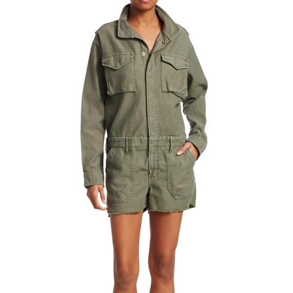 Frame denim service army romper